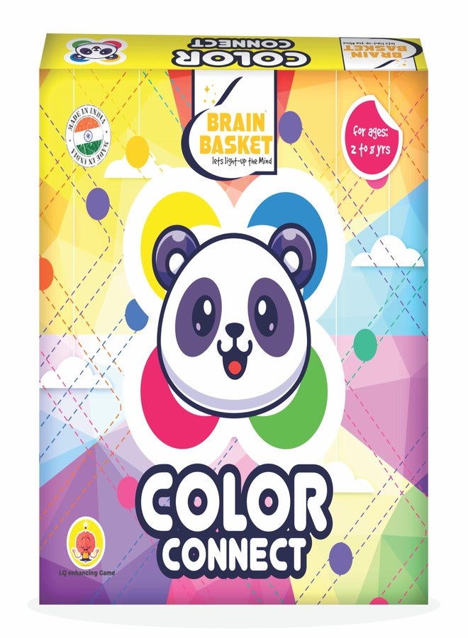 BRAIN BASKET Color Connect - Color Matching Game, Mind Games for Kids and Toddlers, Flashcards Color Sequence Travel Game, Fun Educational Puzzle for Ages 2 to 8 Years| Puzzle & Scrabble Game for Kids - Image 2